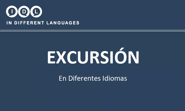 Excursión en diferentes idiomas - Imagen