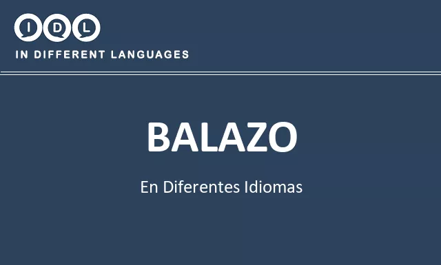 Balazo en diferentes idiomas - Imagen