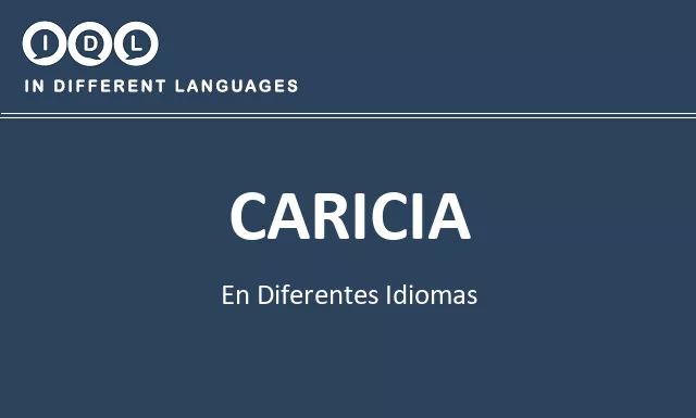 Caricia en diferentes idiomas - Imagen