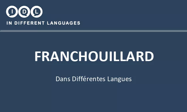 Franchouillard dans différentes langues - Image