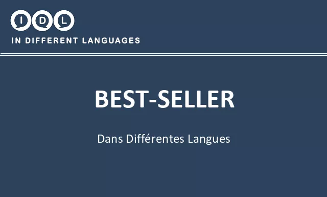 Best-seller dans différentes langues - Image