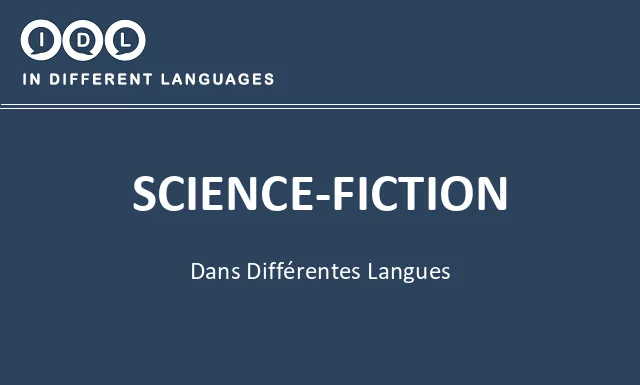 Science-fiction dans différentes langues - Image
