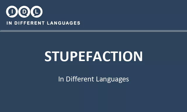 Stupefaction in Different Languages - Image