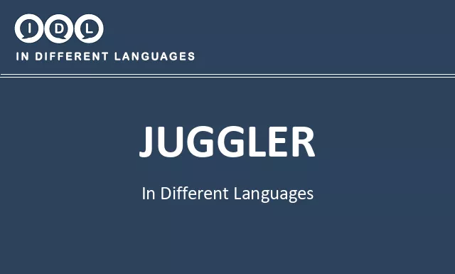 Juggler in Different Languages - Image