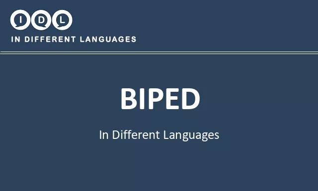 Biped in Different Languages - Image