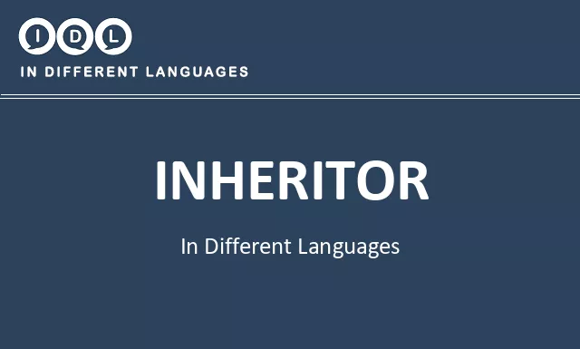 Inheritor in Different Languages - Image