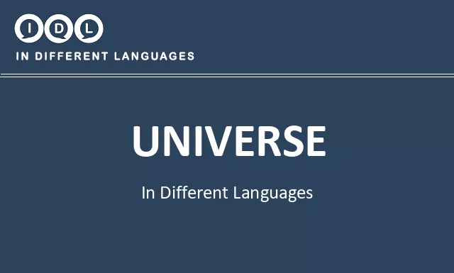 Universe in Different Languages - Image