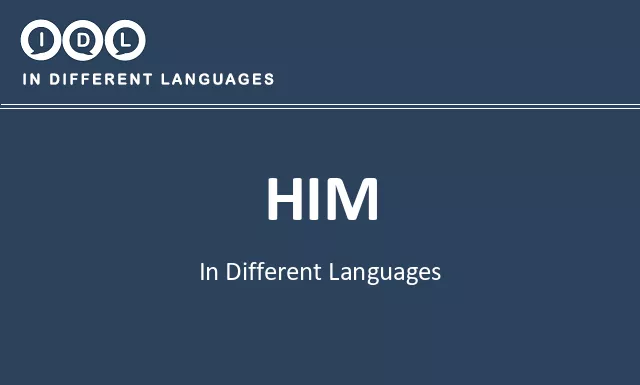 Him in Different Languages - Image