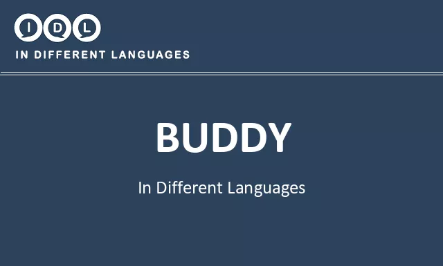 Buddy in Different Languages - Image