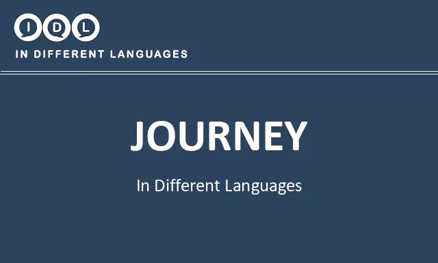 Journey in Different Languages - Image
