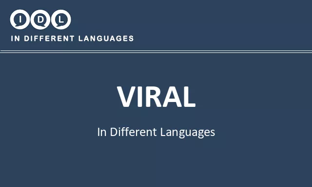 Viral in Different Languages - Image