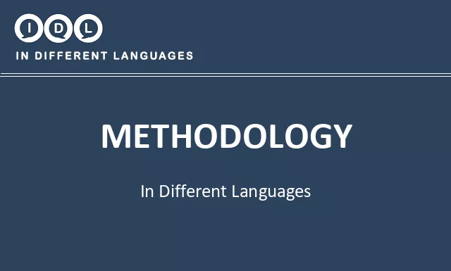 Methodology in Different Languages - Image