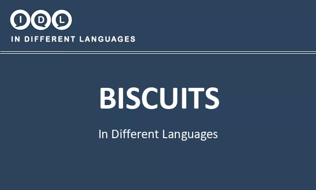 Biscuits in Different Languages - Image